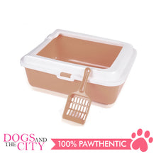 Load image into Gallery viewer, DGZ SO2A Cat Litter Pan with Cat Scooper 43x33x15cm