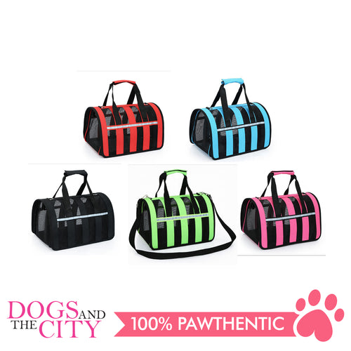 DGZ Pet Folding Net Portable Travel Carrier Small for Dog Cat Small Pets 34x24x20cm