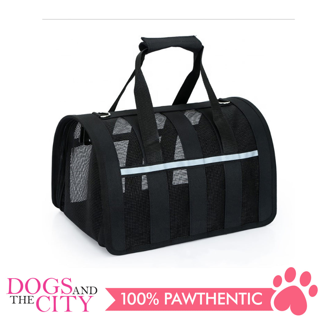 DGZ Pet Folding Net Portable Travel Carrier Large for Dogs and Cat 47x28x26cm