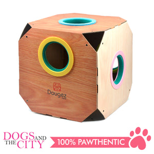 DGZ Portable Pet Nest DIY Carton Modern Cat House Furniture 38x38x38cm