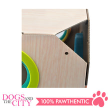 Load image into Gallery viewer, DGZ Portable Pet Nest DIY Carton Modern Cat House Furniture 38x38x38cm