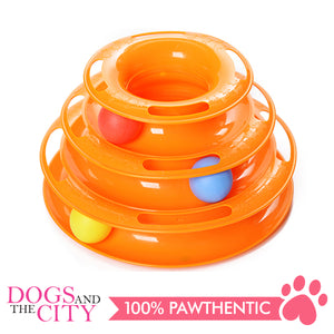DGZ Three-layer Puzzle Cat Play Plate 25cm