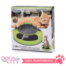 Load image into Gallery viewer, DGZ Green Cat Play Turntable Scratch Pad Cat Toy 25cm