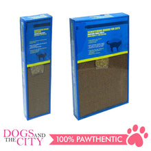Load image into Gallery viewer, DGZ Small Cardboard Rectangular Cat Scratcher with Catnip 45x10cm