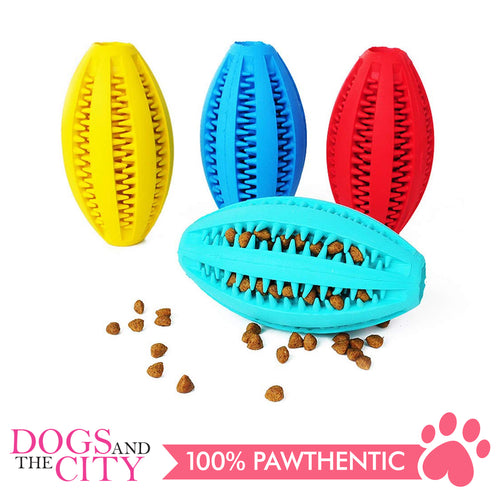 DGZ Interactive Rubber IQ Dog Toy Large 14x6cm