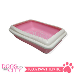 DGZ Cat Square Pastel Colored Litter Box (Without Shovel) 41x30x11.7cm