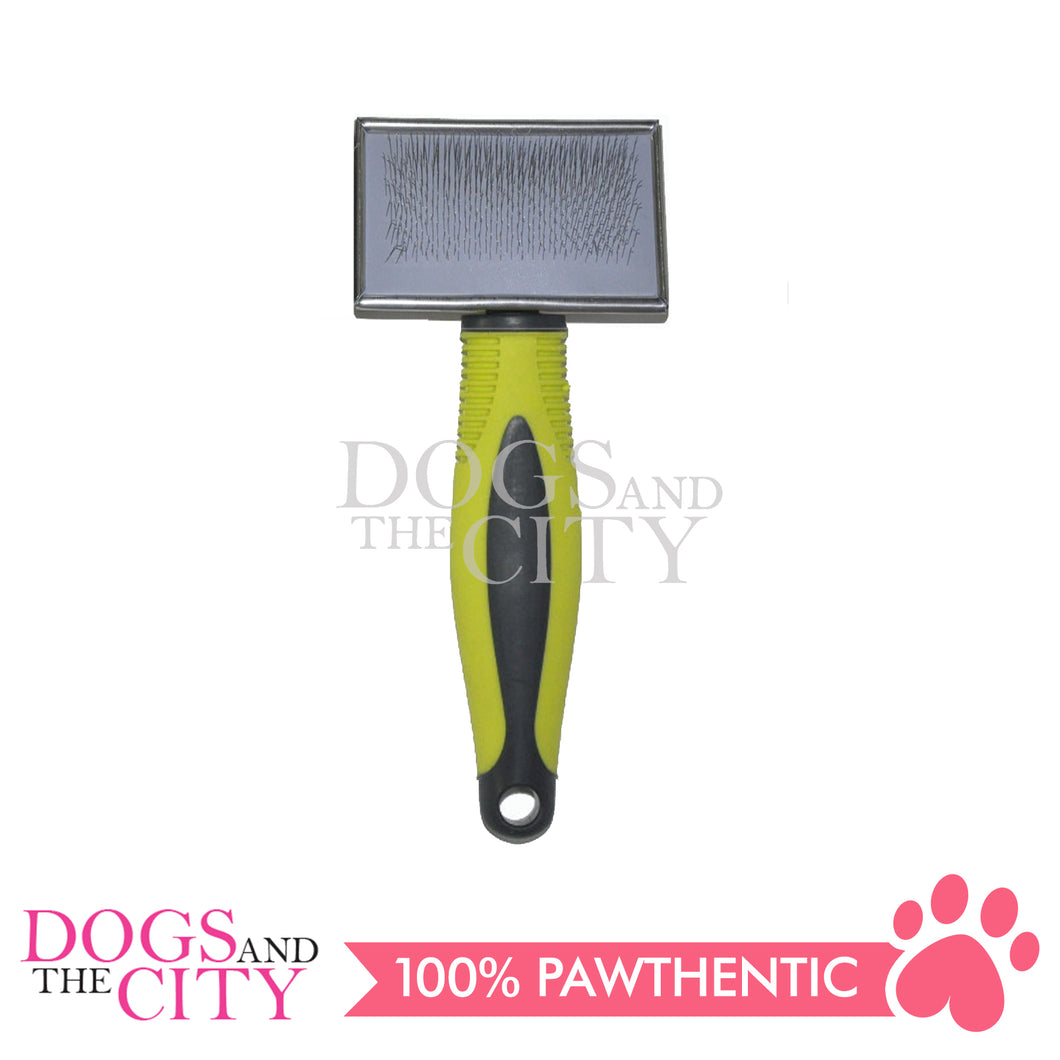 DGZ HE9504 Pet Slicker Pin Brush Large 12cm for Dog and Cat