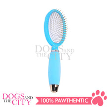Load image into Gallery viewer, DGZ LG329 Single Brush with Silicone Handle Medium for Dog and Cat 12CM