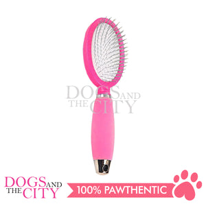 DGZ LG328 Single Brush with Silicone Handle SMALL for Dog and Cat 10CM