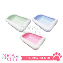 Load image into Gallery viewer, DGZ Cat Square Pastel Colored Litter Box (Without Shovel) 41x30x14cm