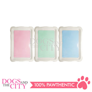 DGZ Pet Potty Train Pan Portable Indoor Outdoor Potty Holder SMALL for Dog and Puppy 49x32cm