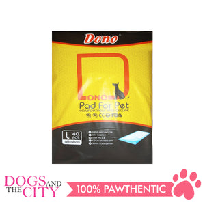 Dono Training Pads 60x60cm LARGE 40's - Dogs And The City Online
