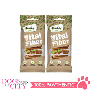 Dentalight 5437 3.7" Vital Fiber Wellbar Dog Treats 70g (2 packs) - Dogs And The City Online