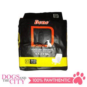 Dono Carbon Fiber Male Wraps Dog Diapers XS (26PCS) - Dogs And The City Online