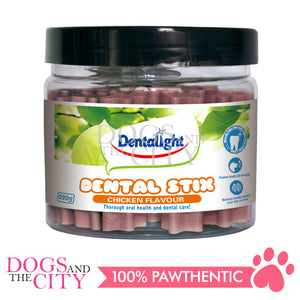 Dentalight 5116 2.5" Dental Stick Chicken Dog Treats 220g - Dogs And The City Online