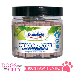 Dentalight 5123 2.5" Dental Stick Milk Dog Treats 220g - Dogs And The City Online