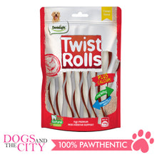 Load image into Gallery viewer, Dentalight 9466 Twist Rolls Chicken Flavor Dog Treats 100g - Dogs And The City Online