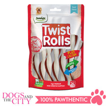 Load image into Gallery viewer, Dentalight 9473 Twist Rolls Beef Flavor Dog Treats 100g - Dogs And The City Online