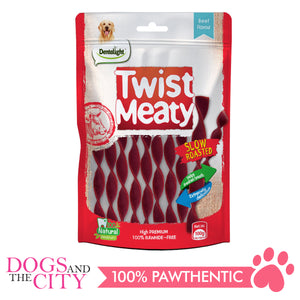 Dentalight 9480 Twisty Meaty Beef Flavor Dog Treats 100g - Dogs And The City Online
