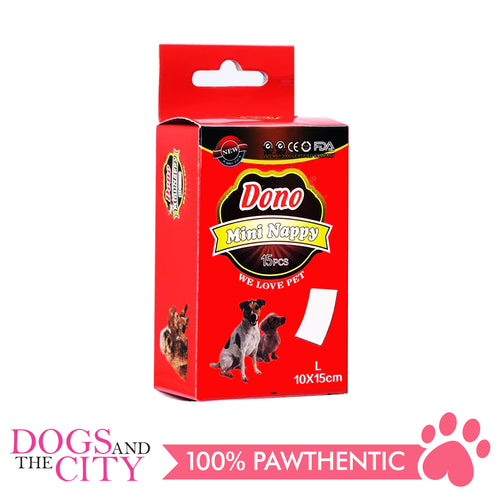 Dono Mini Nappy (Sanitary Napkin) Large 15pcs/pack - Dogs And The City Online