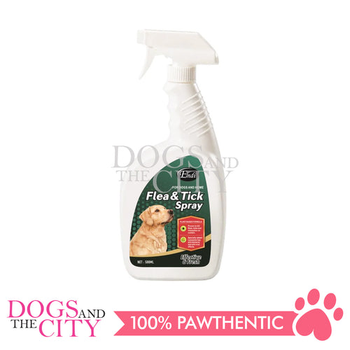ENDI E071 Flea and Tick Spray Plant Based Formula for Dogs and Home 500ml