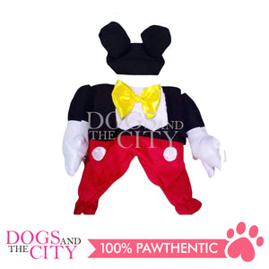 ODRA Mickey and Minnie Front Pet Costume for Dog and Cat