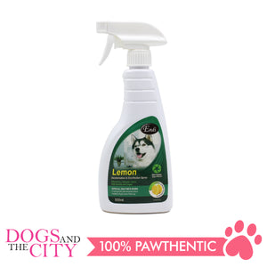 Endi ES083 Lemon Fragrance Pet Deodorizer Spray 500ml for Dog and Cat