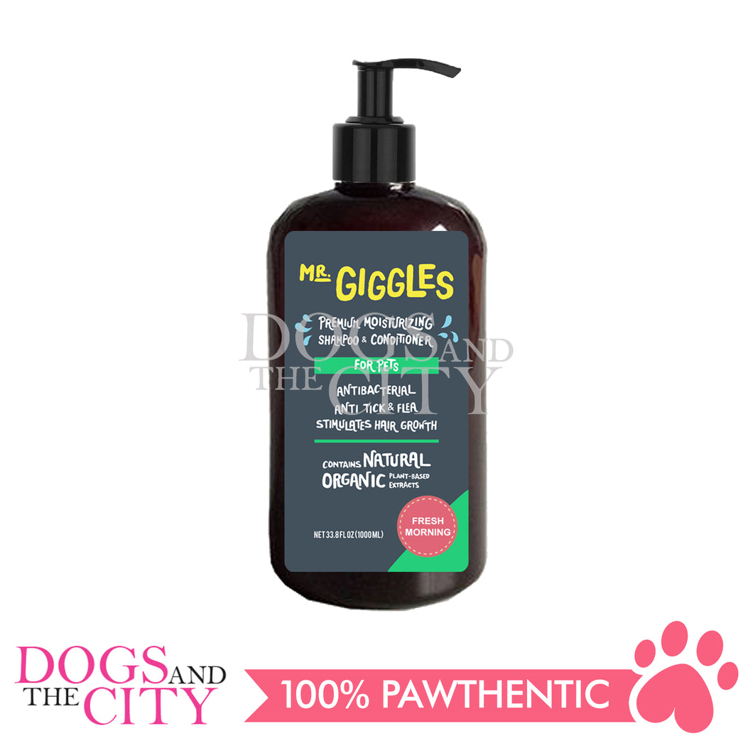 Mr. Giggles Shampoo & Conditioner Fresh Morning 1000 ml for Dogs and Cats