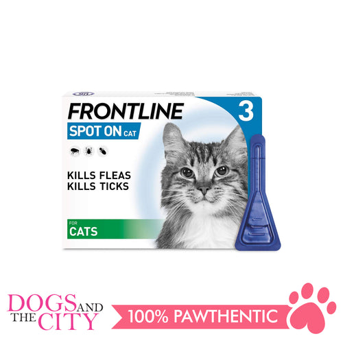 Frontline Plus Flea and Tick Treatment for Cats - Dogs And The City Online