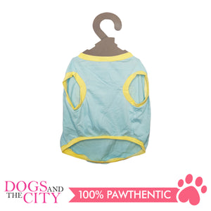 DOGGIESTAR Pet T-shirt Fur Baby Pastel Blue Dog Clothes