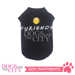 Doggie Star Furiends Black T-Shirts