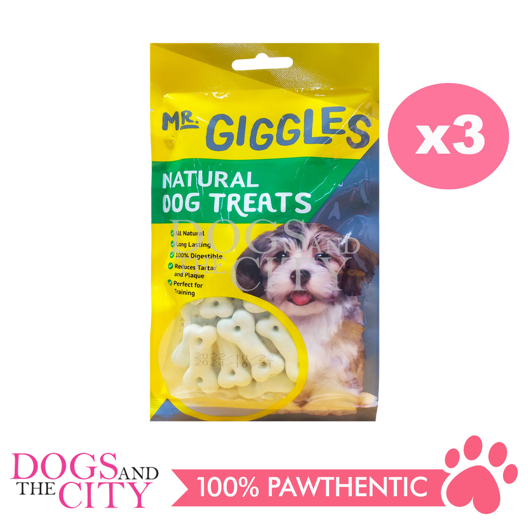 Mr. Giggles GPP092204 Biscuit Green Milk 60G 3(Packs) Dogs Treats
