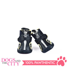 Load image into Gallery viewer, Jml Leather with Fur and Rubber Sole Dog Shoes Size 3 - All Goodies for Your Pet