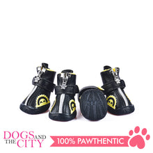 Load image into Gallery viewer, Jml Leather with Fur and Rubber Sole Dog Shoes Size 3 - All Goodies for Your Pet