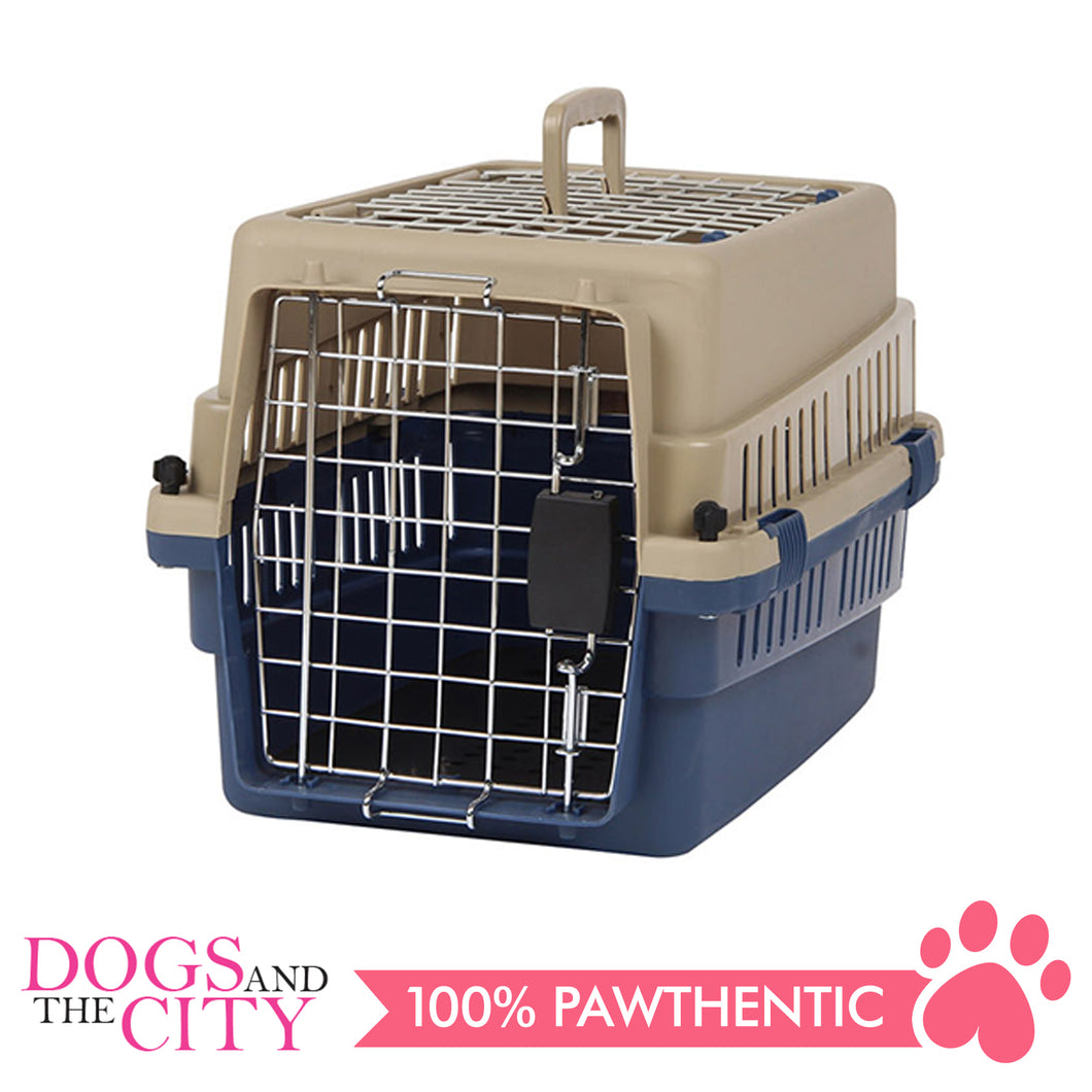 KNO206 Double Door Pet Carrier 32x49x32cm for Dog and Cat