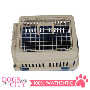 KNO206 Double Door Pet Carrier 32x49x32cm for Dog and Cat