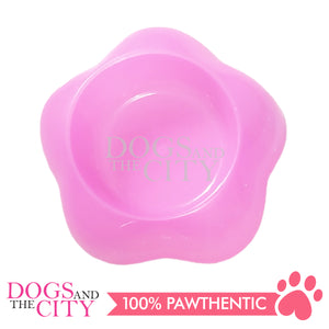 JX BO532 Colored Star-Shaped Pet Plastic Dog Bowl 16cm Small