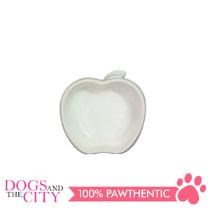 JX 535 Plastic Bowl Apple Shape 15cm - All Goodies for Your Pet