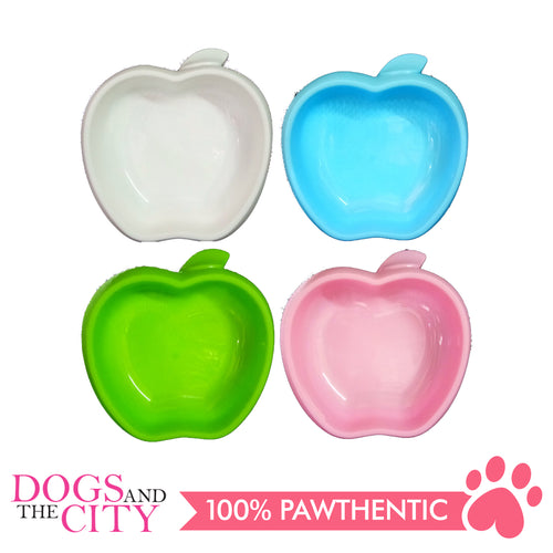 JX 536 Plastic Bowl Apple Shape 20cm - All Goodies for Your Pet