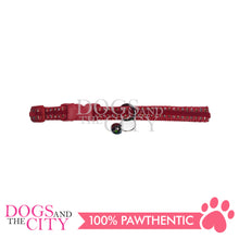 Load image into Gallery viewer, JX JCC1100 1.0Cm Adjustable Pet Collar With Bell 20-30cm