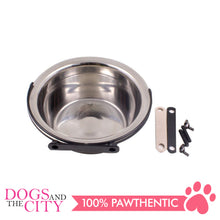 Load image into Gallery viewer, JX Stainless Steel Hanging Pet Bowls for Dogs and Cats 11cm/13cm/17cm/22cm