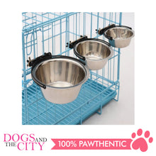 Load image into Gallery viewer, JX Stainless Steel Hanging Pet Bowls for Dogs and Cats 11cm/13cm/17cm/22cm