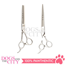 Load image into Gallery viewer, SHARK TEETH 3 Star Series Pet Grooming Scissors Dog Shears, 6.5&quot; Thinner