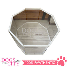 Load image into Gallery viewer, M-BABY Patented Transparent Modern ACRYLIC Pet Playpen Portable Model 45cm high 8 Panels for Dog and Cat