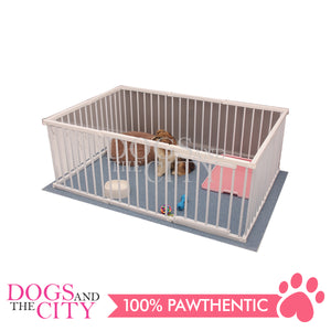 M-BABY Patented Pipe Pet Playpen 68cm high 10 Panels 93cmx138cmx68cm for Dog and Cat