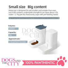 Load image into Gallery viewer, Automatic Pet Food Feeder Self-Dispensing Gravity Device 2.1KG for Dogs and Cats