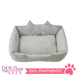 MRCT Cat with Ear Design Pet Bed (GREY) for Dog and Cat in Different Sizes
