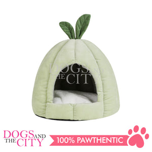 MRCT Melon Cozy Dome Pet House Bed (Green) for Dog and Cat