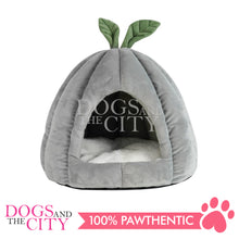 Load image into Gallery viewer, MRCT Melon Cozy Dome Pet House Bed (Grey) for Dog and Cat 50x48cm