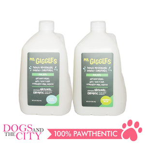 Mr. Giggles Dog Shampoo & Conditioner Baby Powder 1 Gallon/4L